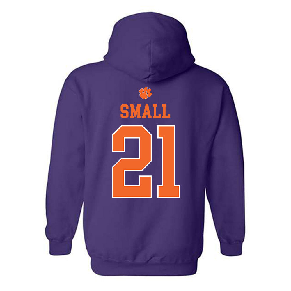 Clemson - NCAA Women's Soccer : Carla Small - Classic Shersey Hooded Sweatshirt-1