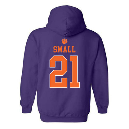 Clemson - NCAA Women's Soccer : Carla Small - Classic Shersey Hooded Sweatshirt-1