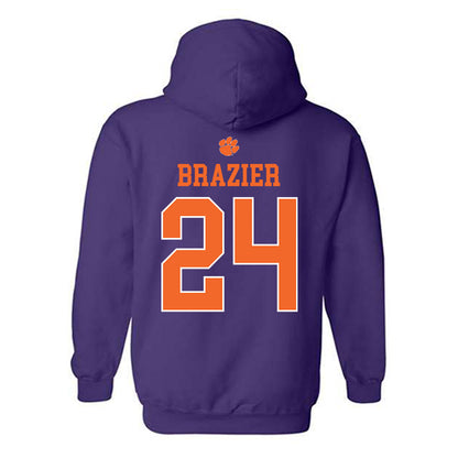 Clemson - NCAA Women's Lacrosse : Shannon Brazier - Classic Shersey Hooded Sweatshirt-1