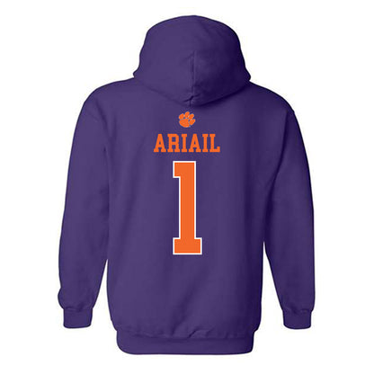 Clemson - NCAA Softball : Kennedy Ariail - Classic Shersey Hooded Sweatshirt-1