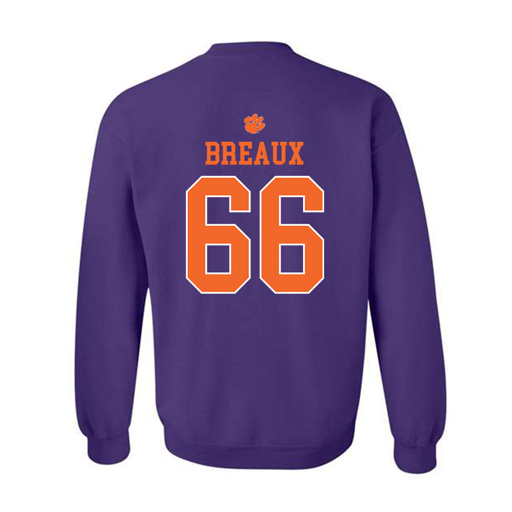 Clemson - NCAA Softball : Sarah Breaux - Classic Shersey Crewneck Sweatshirt-1