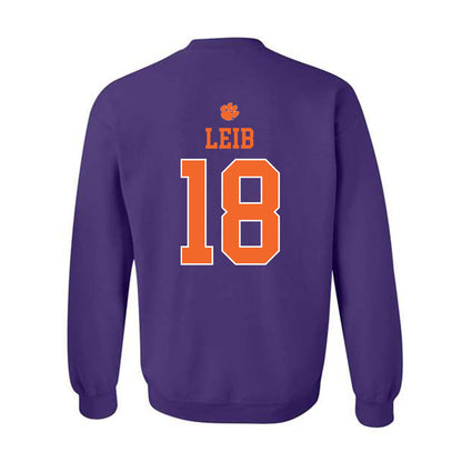 Clemson - NCAA Men's Soccer : Matthias Leib - Classic Shersey Crewneck Sweatshirt-1