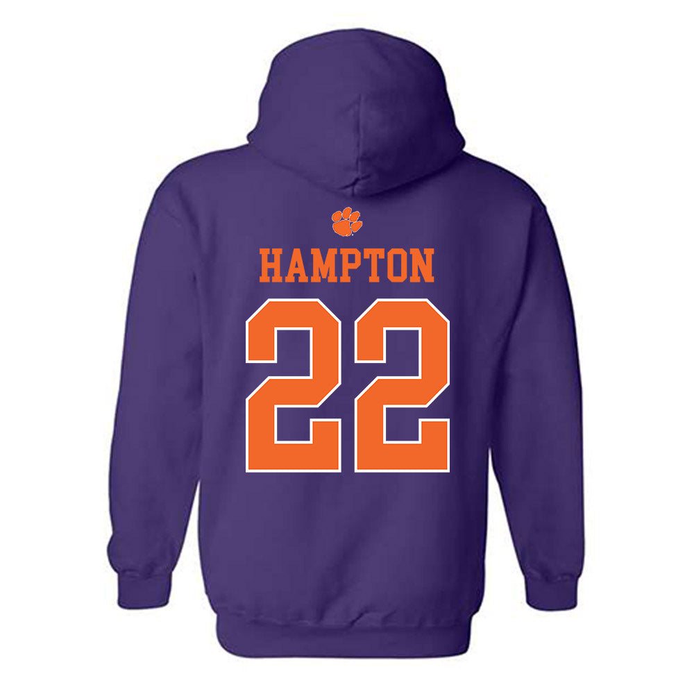 Clemson - NCAA Men's Soccer : Aiden Hampton - Classic Shersey Hooded Sweatshirt