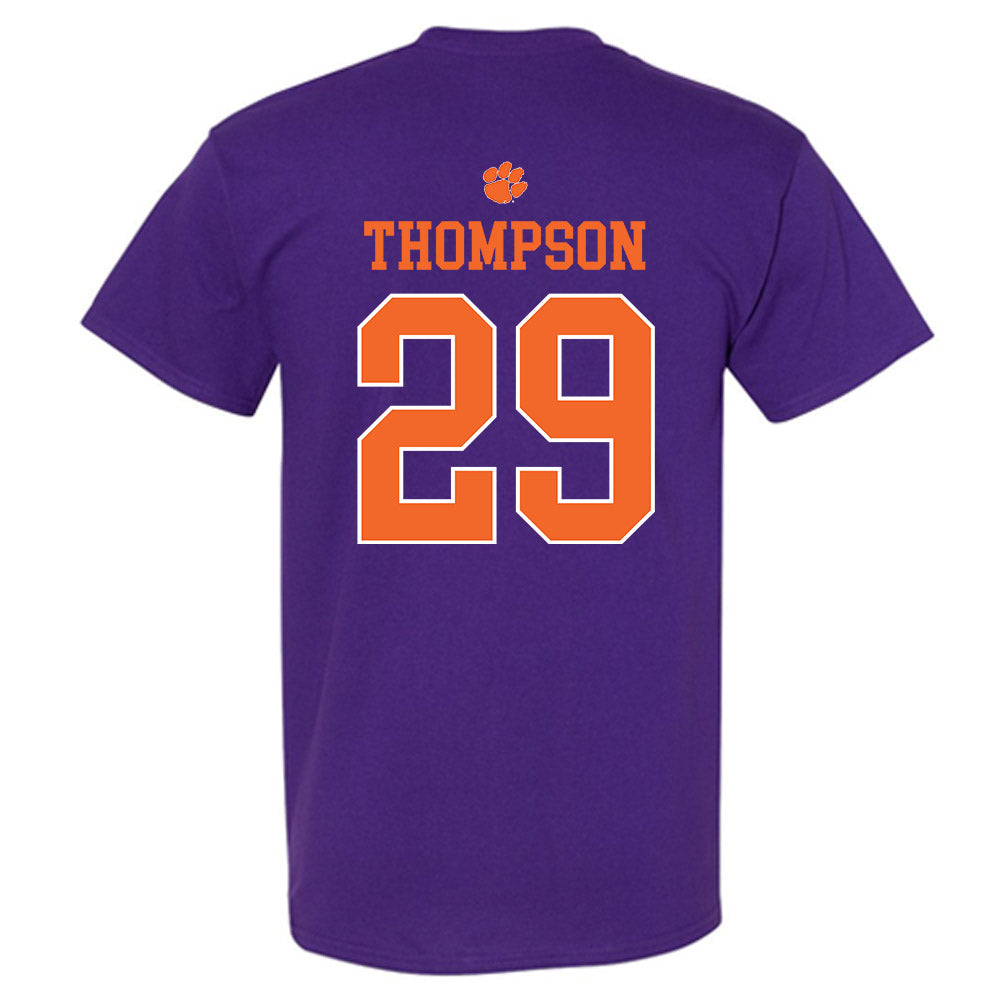 Clemson - NCAA Women's Soccer : Jordan Thompson - Classic Shersey T-Shirt-1