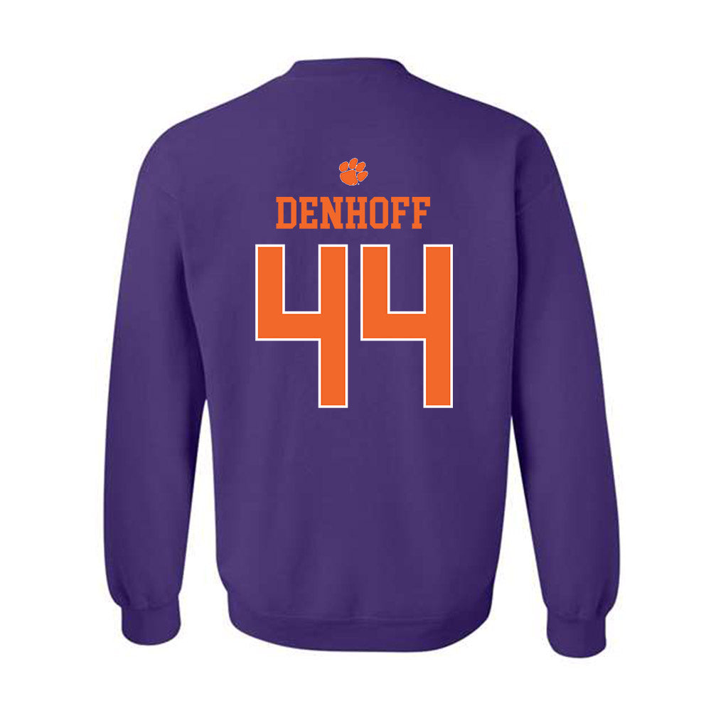 Clemson - NCAA Football : Cade Denhoff - Classic Shersey Crewneck Sweatshirt-1