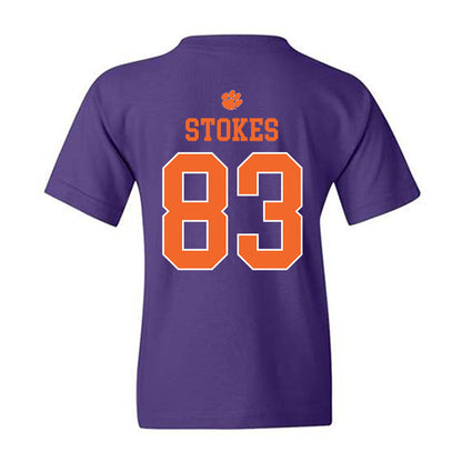 Clemson - NCAA Football : Ethan Stokes - Classic Shersey Youth T-Shirt-1