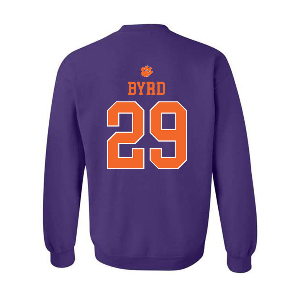 Clemson - NCAA Football : Chase Byrd - Classic Shersey Crewneck Sweatshirt-1