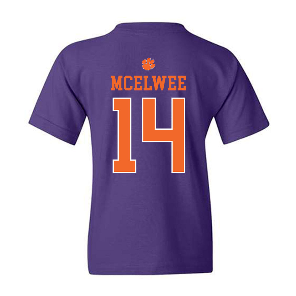 Clemson - NCAA Women's Lacrosse : Caitlin McElwee - Classic Shersey Youth T-Shirt-1
