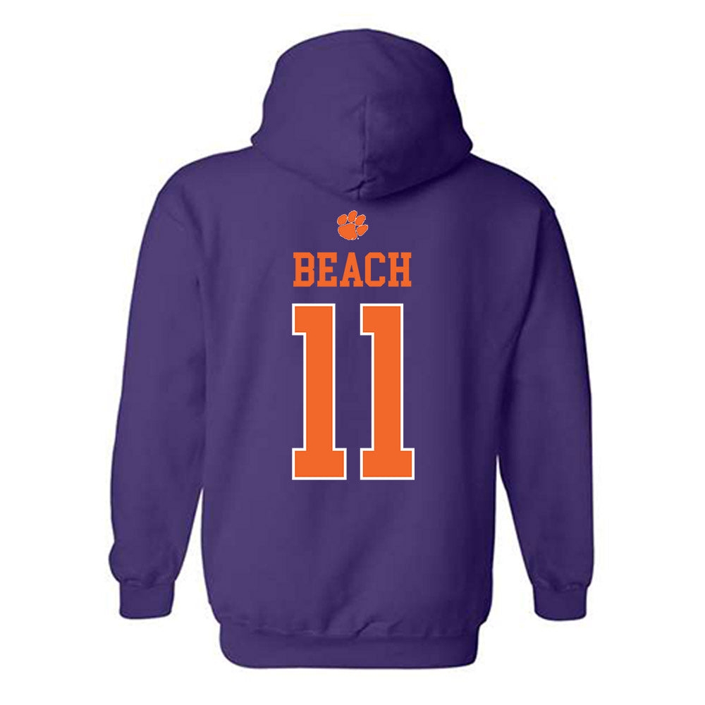 Clemson - NCAA Women's Lacrosse : Kasey Beach - Classic Shersey Hooded Sweatshirt