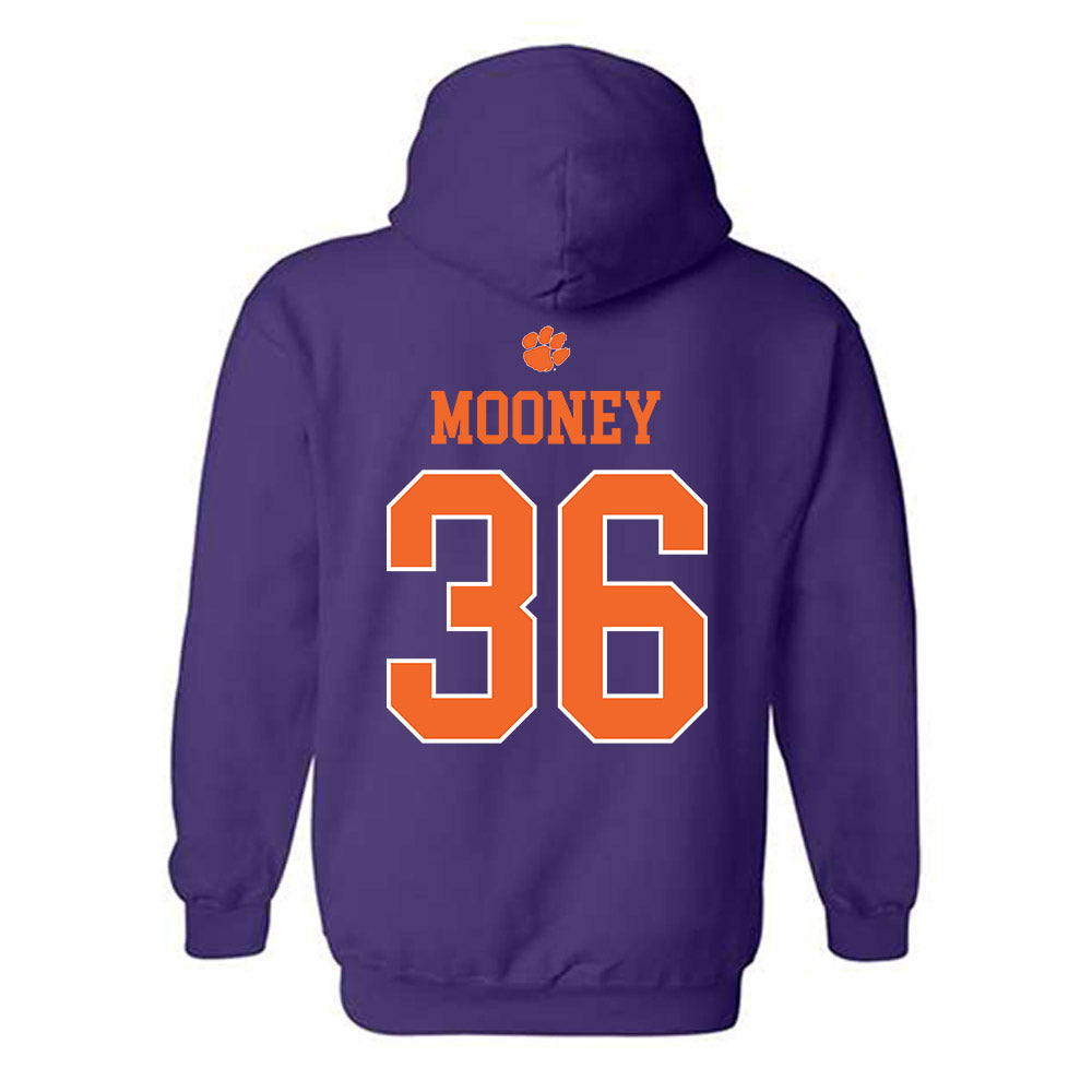 Clemson - NCAA Women's Lacrosse : Mikaela Mooney - Classic Shersey Hooded Sweatshirt-1