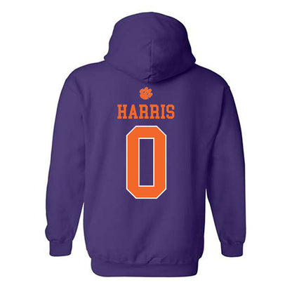 Clemson - NCAA Women's Basketball : Holland Harris - Classic Shersey Hooded Sweatshirt-1