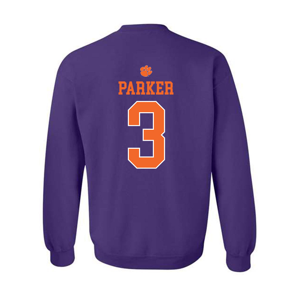 Clemson - NCAA Football : T.J. Parker - Classic Shersey Crewneck Sweatshirt-1