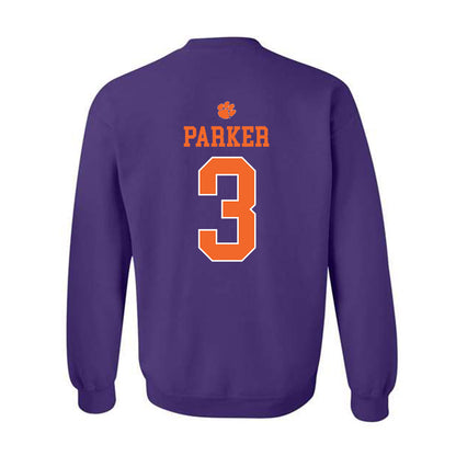 Clemson - NCAA Football : T.J. Parker - Classic Shersey Crewneck Sweatshirt-1