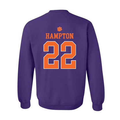 Clemson - NCAA Men's Soccer : Aiden Hampton - Classic Shersey Crewneck Sweatshirt