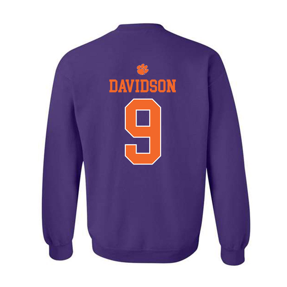 Clemson - NCAA Football : Gideon Davidson - Classic Shersey Crewneck Sweatshirt-1