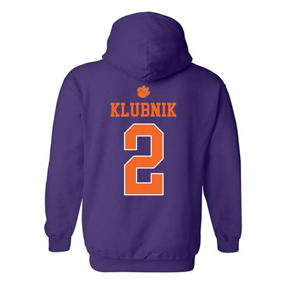 Clemson - NCAA Football : Cade Klubnik - Classic Shersey Hooded Sweatshirt-1