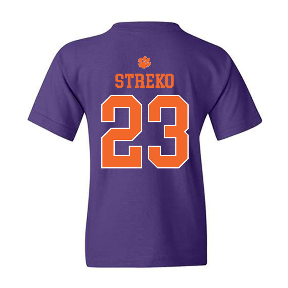 Clemson - NCAA Football : Peyton Streko - Classic Shersey Youth T-Shirt-1