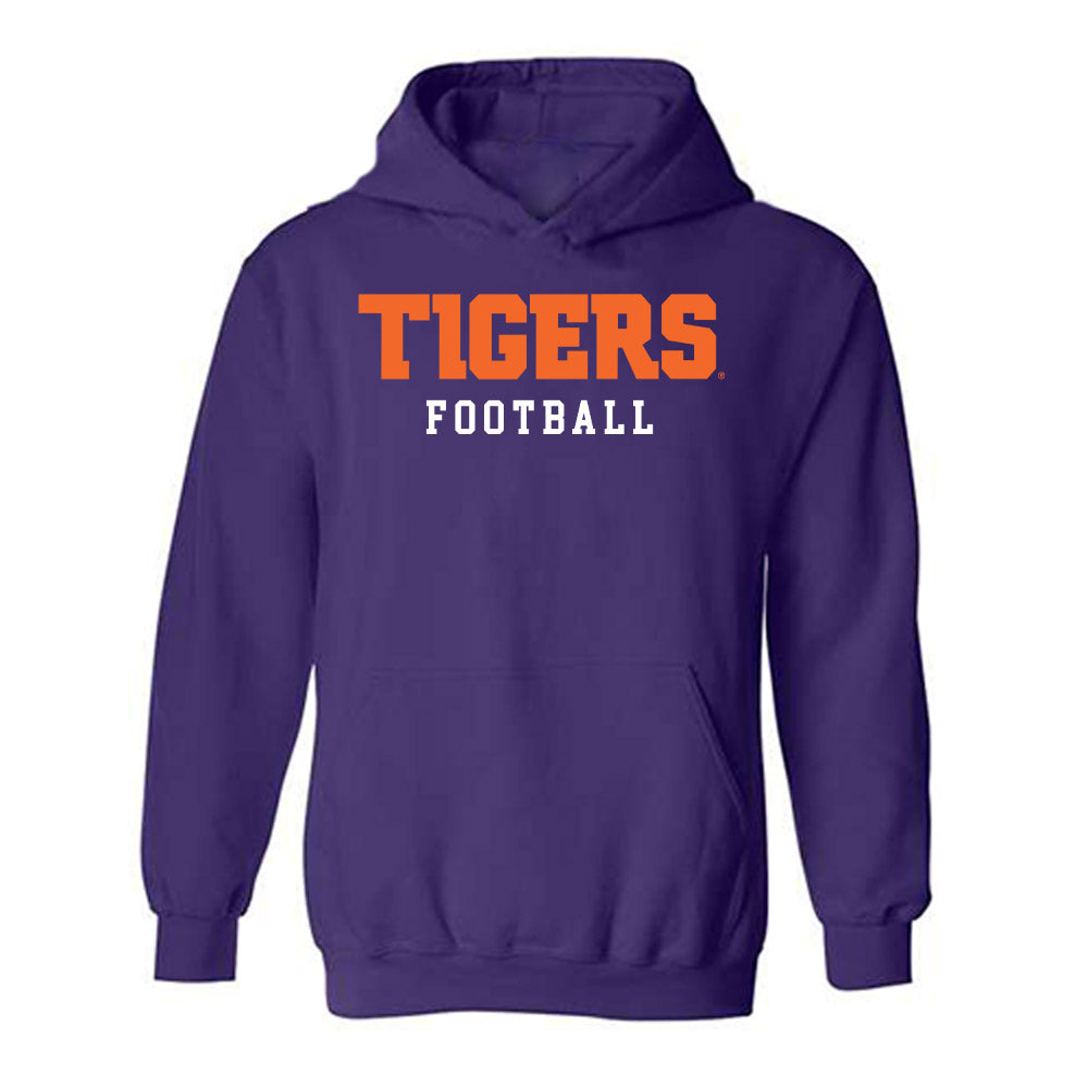 Clemson - NCAA Football : Vic Burley - Classic Shersey Hooded Sweatshirt-0