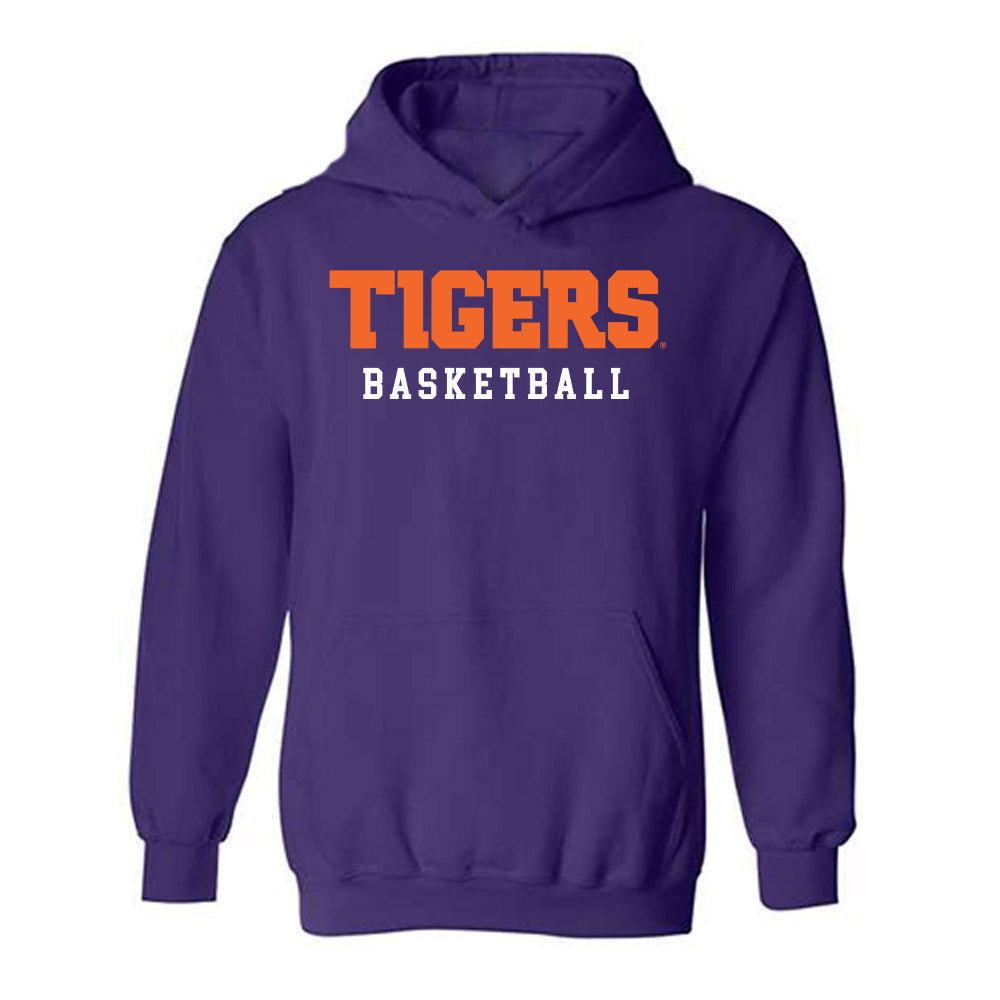 Clemson - NCAA Men's Basketball : Dillon Hunter - Classic Shersey Hooded Sweatshirt-0