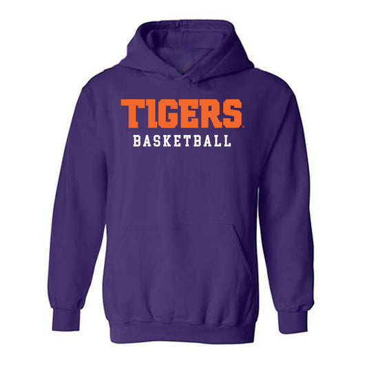 Clemson - NCAA Men's Basketball : Dillon Hunter - Classic Shersey Hooded Sweatshirt-0