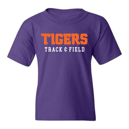 Clemson - NCAA Men's Track & Field : Leupold Wang - Classic Shersey Youth T-Shirt