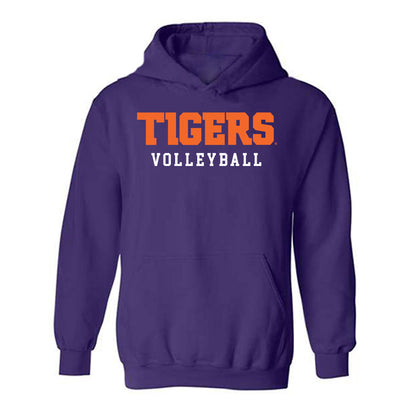 Clemson - NCAA Women's Volleyball : Kate Hansen - Classic Shersey Hooded Sweatshirt-0