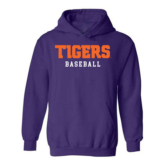 Clemson - NCAA Baseball : Jarren Purify - Classic Shersey Hooded Sweatshirt-0