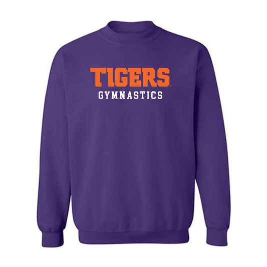 Clemson - NCAA Women's Gymnastics : Paige Anastasi - Classic Shersey Crewneck Sweatshirt-0