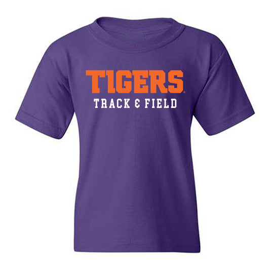 Clemson - NCAA Men's Track & Field : Tafari Bishop - Classic Shersey Youth T-Shirt-0