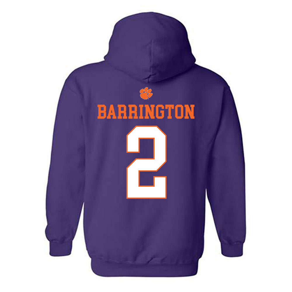 Clemson - NCAA Women's Basketball : Kinsley Barrington - Classic Shersey Hooded Sweatshirt