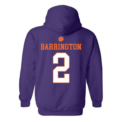 Clemson - NCAA Women's Basketball : Kinsley Barrington - Classic Shersey Hooded Sweatshirt