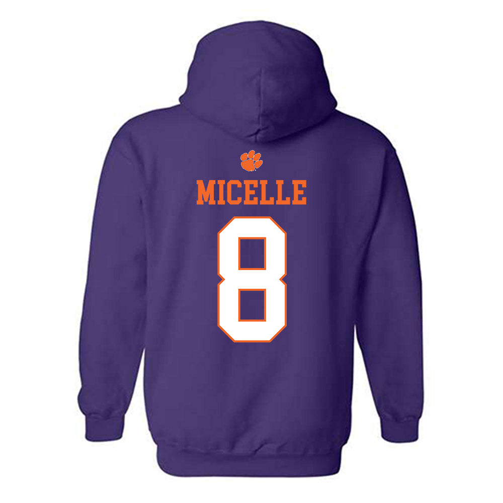 Clemson - NCAA Women's Volleyball : Becca Micelle Micelle - Classic Shersey Hooded Sweatshirt