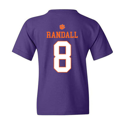 Clemson - NCAA Football : Adam Randall - Classic Shersey Youth T-Shirt-1