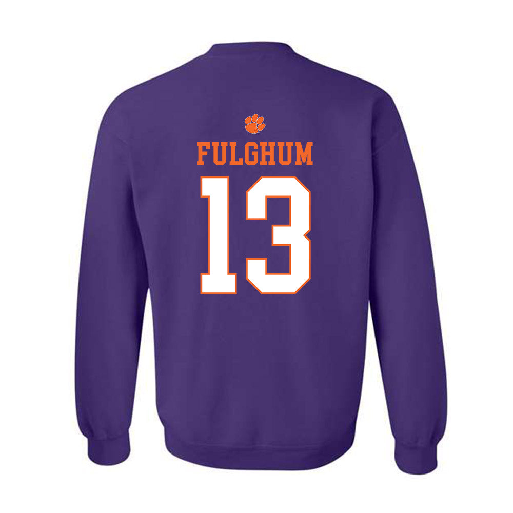 Clemson - NCAA Football : Parker Fulghum - Classic Shersey Crewneck Sweatshirt-1