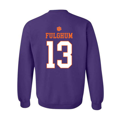 Clemson - NCAA Football : Parker Fulghum - Classic Shersey Crewneck Sweatshirt-1