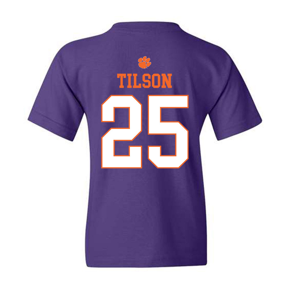 Clemson - NCAA Women's Lacrosse : Emma Tilson - Classic Shersey Youth T-Shirt