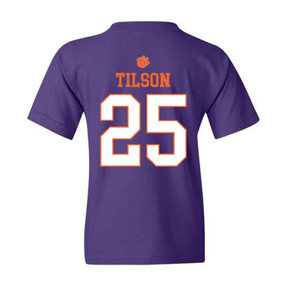 Clemson - NCAA Women's Lacrosse : Emma Tilson - Classic Shersey Youth T-Shirt