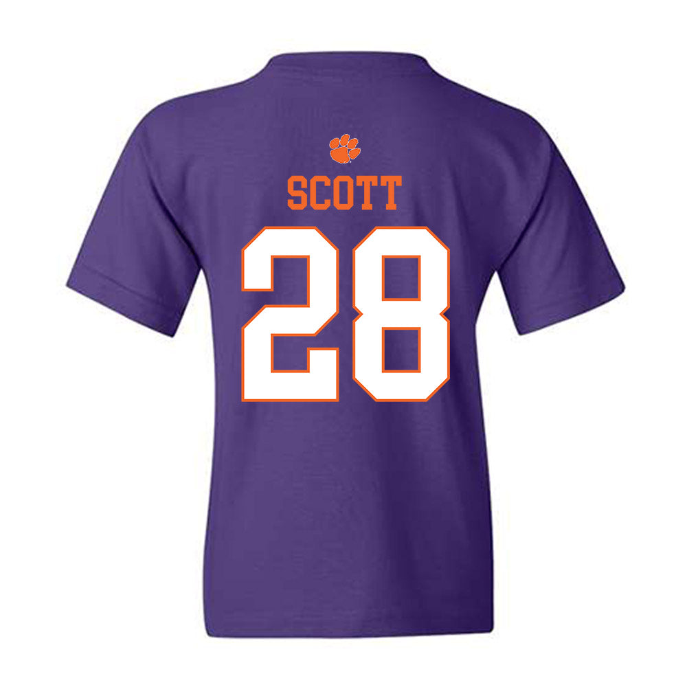 Clemson - NCAA Women's Lacrosse : Teagan Scott - Classic Shersey Youth T-Shirt-1