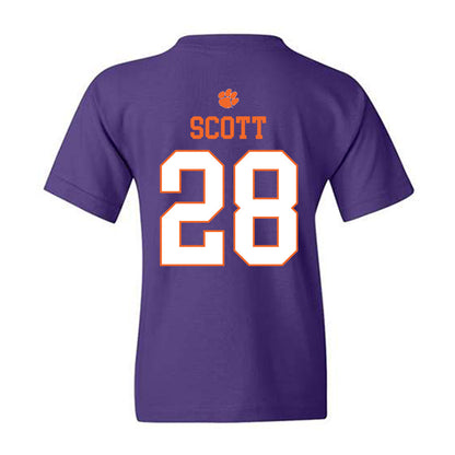 Clemson - NCAA Women's Lacrosse : Teagan Scott - Classic Shersey Youth T-Shirt-1