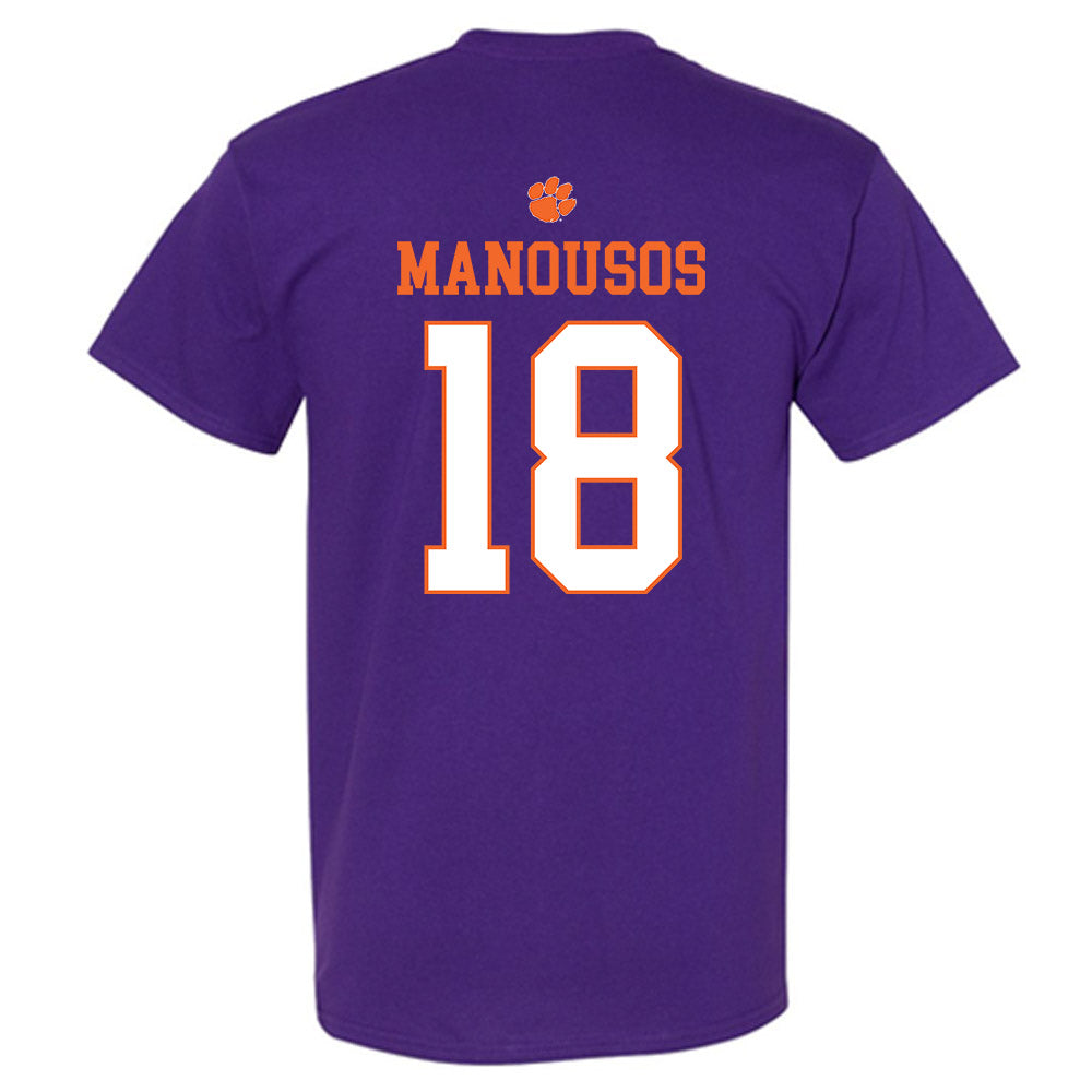 Clemson - NCAA Women's Soccer : Maria Manousos - Classic Shersey T-Shirt-1