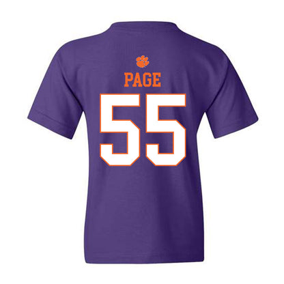 Clemson - NCAA Football : Payton Page - Classic Shersey Youth T-Shirt