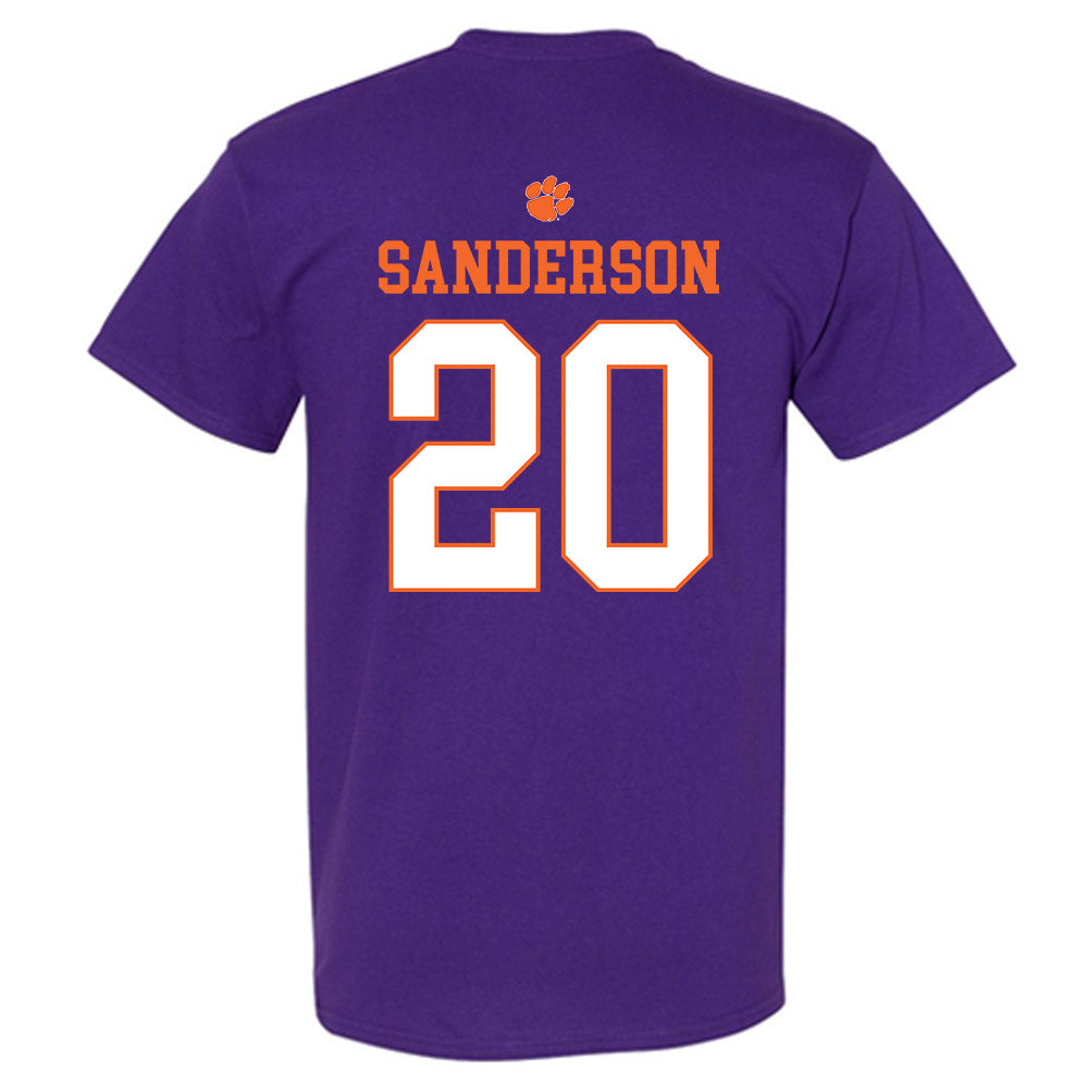 Clemson - NCAA Football : Clark Sanderson - Classic Shersey T-Shirt-1