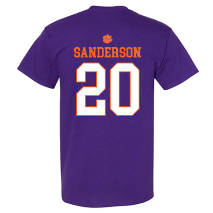 Clemson - NCAA Football : Clark Sanderson - Classic Shersey T-Shirt-1