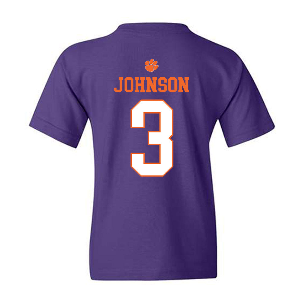 Clemson - NCAA Softball : Kylee Johnson - Classic Shersey Youth T-Shirt-1