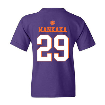 Clemson - NCAA Football : Mike Mankaka - Classic Shersey Youth T-Shirt-1