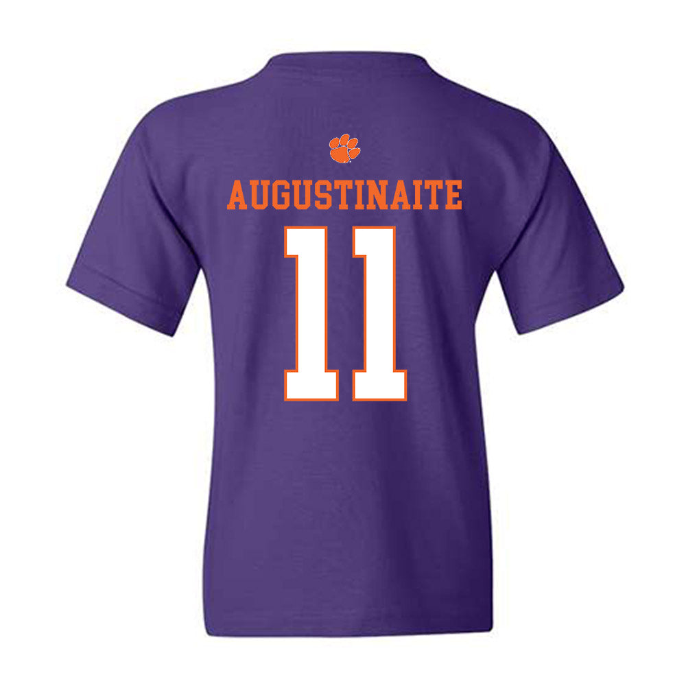 Clemson - NCAA Women's Basketball : Rusne Augustinaite - Classic Shersey Youth T-Shirt-1