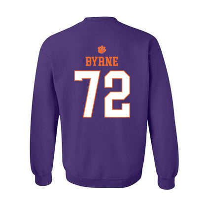 Clemson - NCAA Football : Rowan Byrne - Classic Shersey Crewneck Sweatshirt-1
