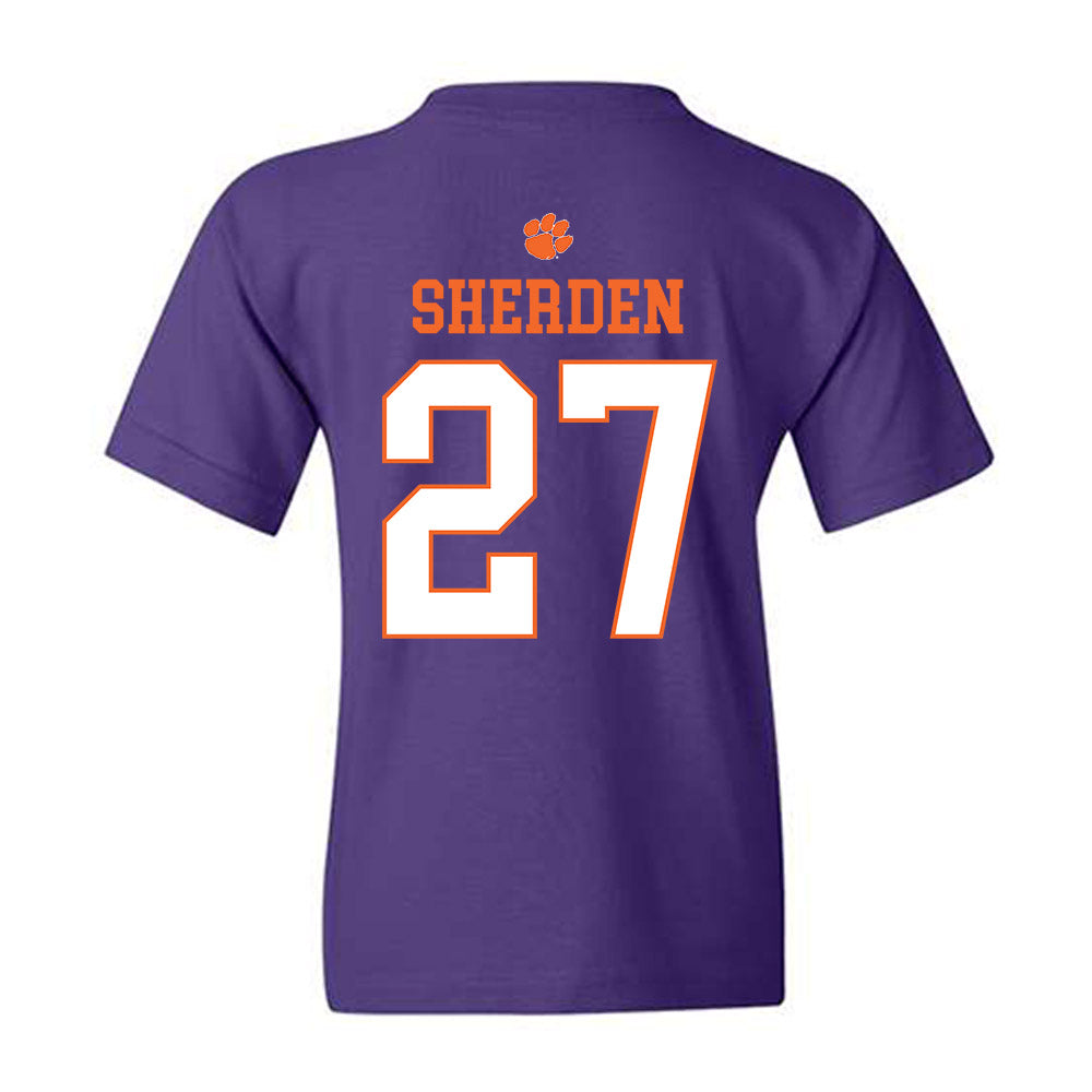 Clemson - NCAA Women's Soccer : Erin Sherden - Classic Shersey Youth T-Shirt-1