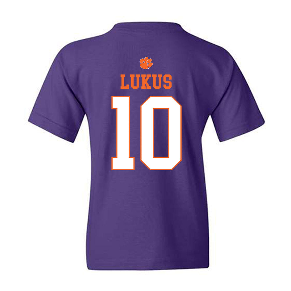Clemson - NCAA Football : Jeadyn Lukus - Classic Shersey Youth T-Shirt-1