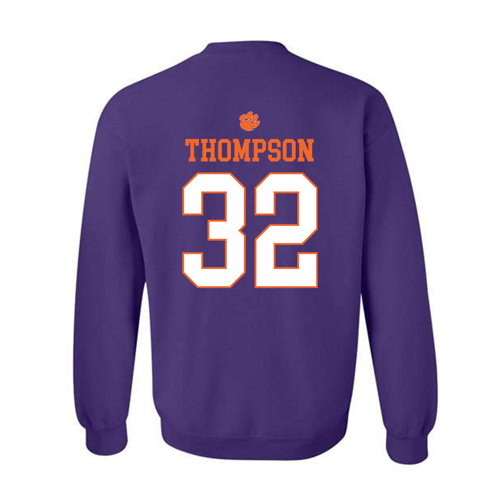 Clemson - NCAA Women's Basketball : Raven Thompson - Classic Shersey Crewneck Sweatshirt-1